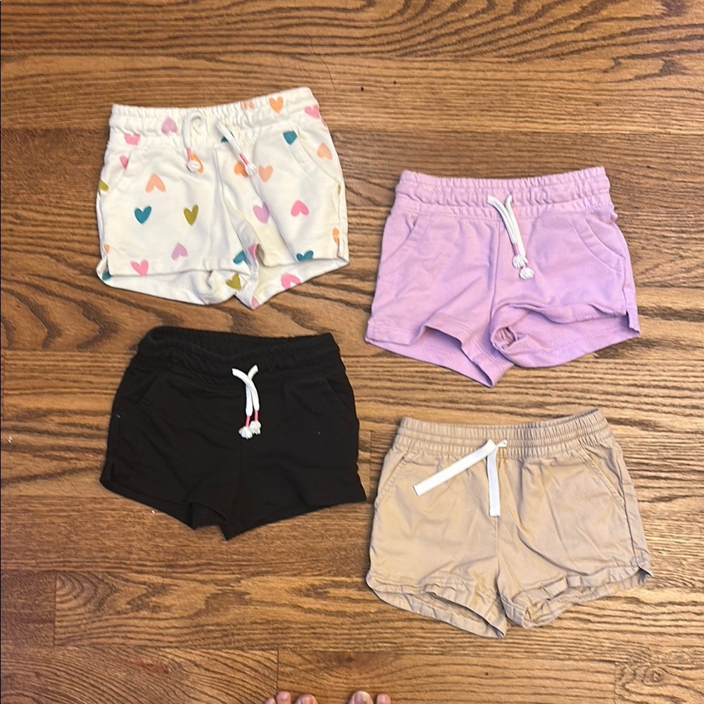 GUC Cat & Jack Shorts (4 Pairs); Size 3T